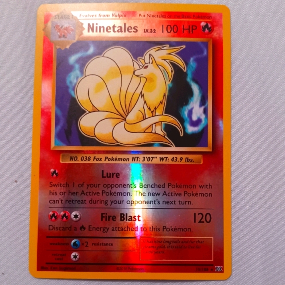 Ninetales Pokemon Card